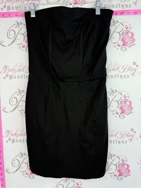Perfect stranger dress Classic Strapless Black Sheath Dress